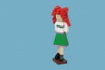 klocek lego w kształcie dziewczyny